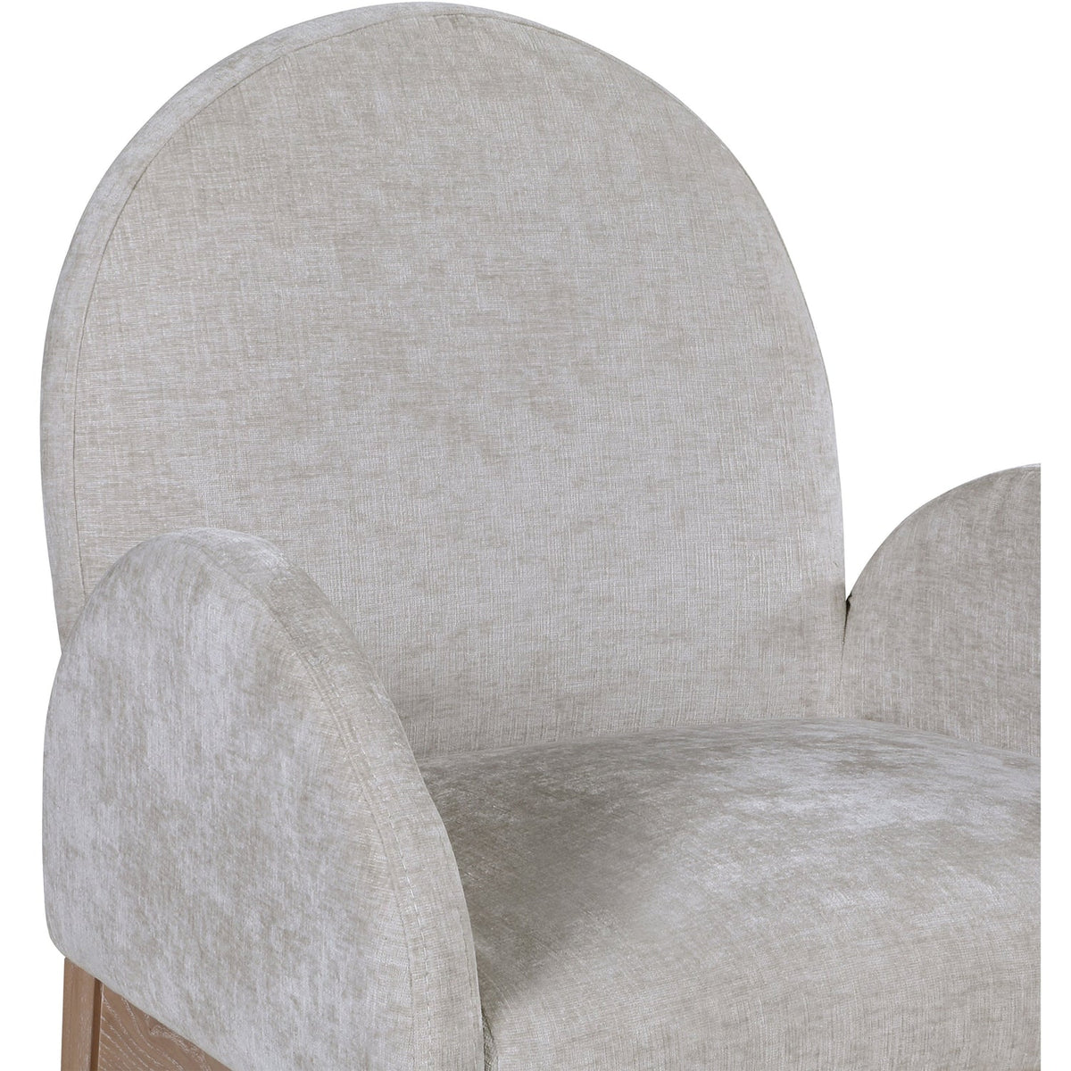 Waldorf Grey Chenille Fabric Upholstered Dining Arm Chair Set of 2