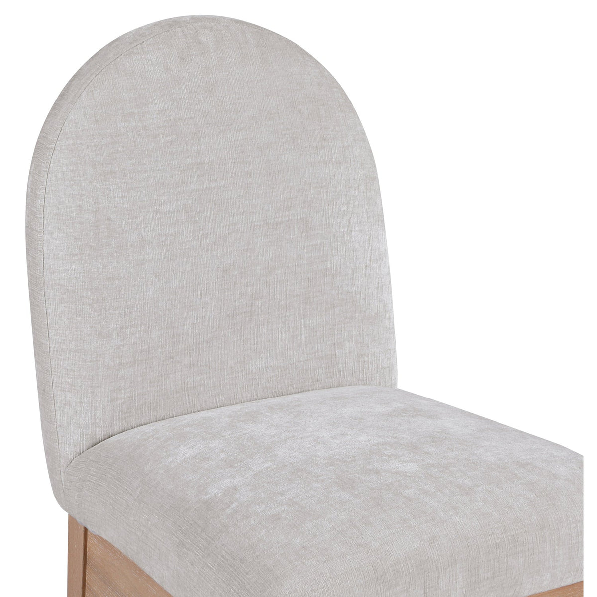Waldorf Grey Chenille Fabric Upholstered Dining Side Chair Set of 2