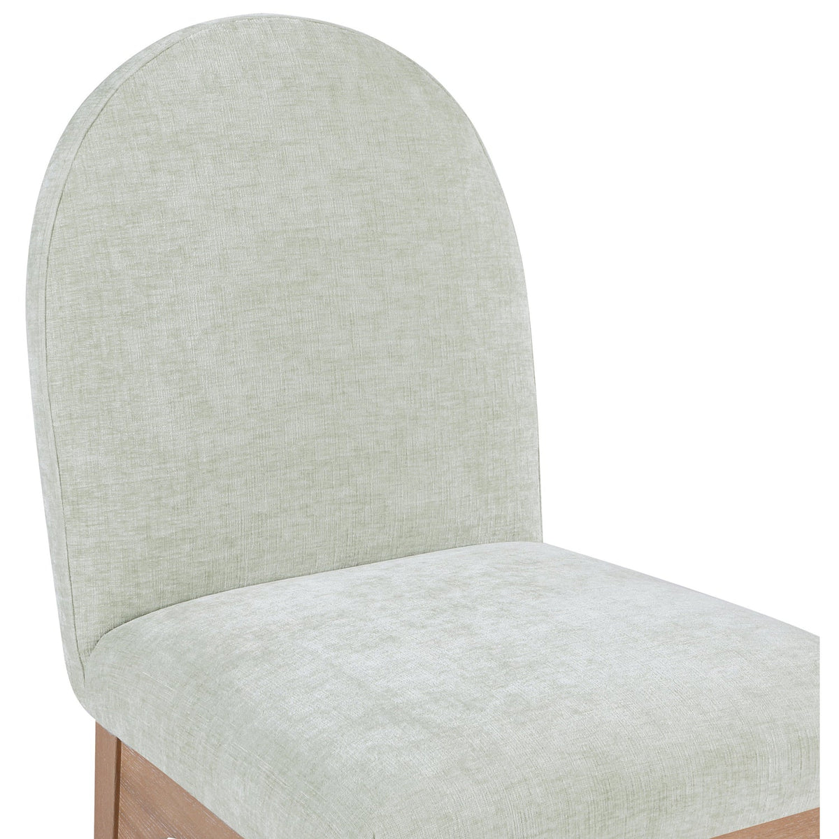 Waldorf Mint Chenille Fabric Upholstered Dining Side Chair Set of 2
