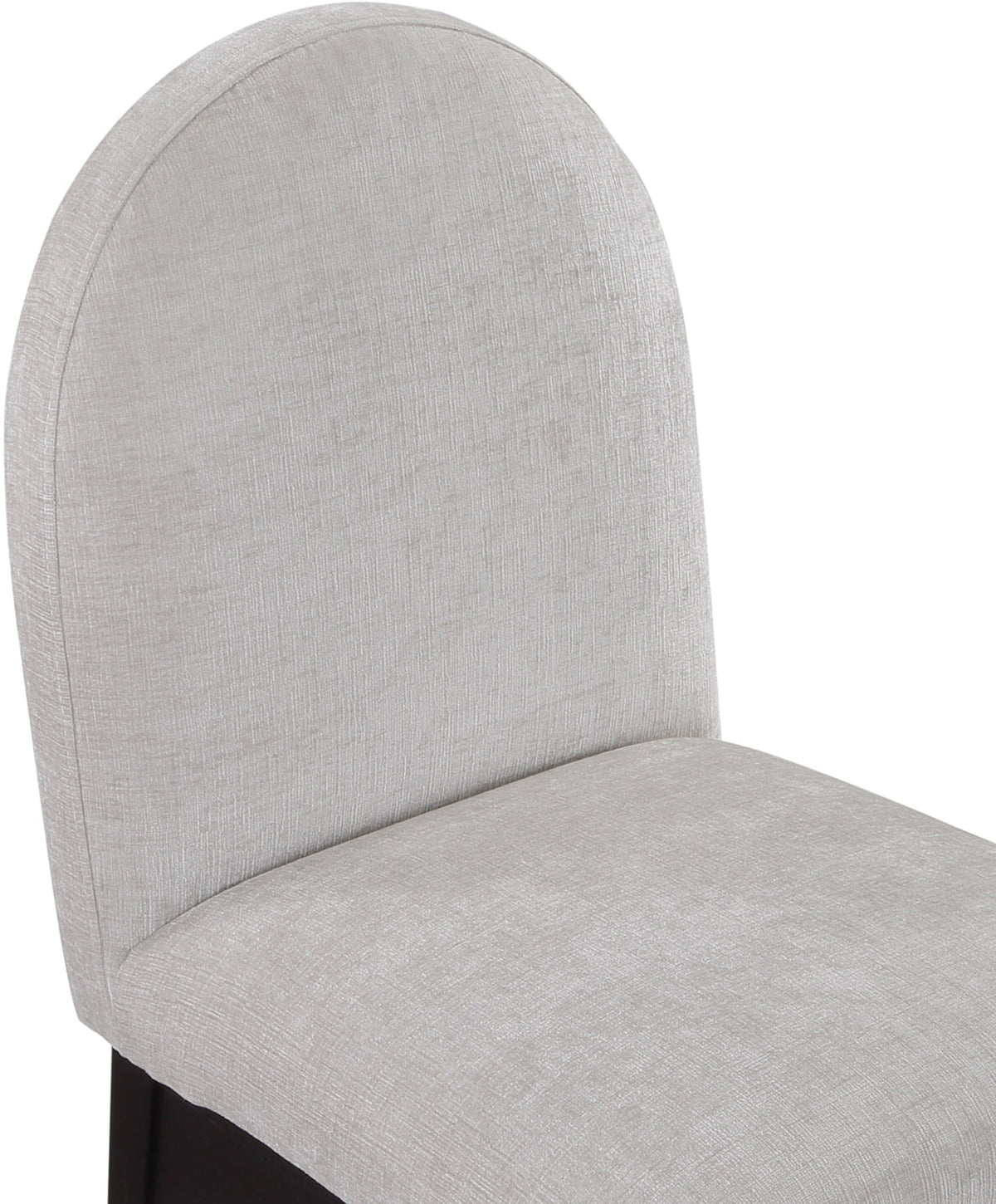 Waldorf Grey Chenille Fabric Upholstered Dining Side Chair Set of 2