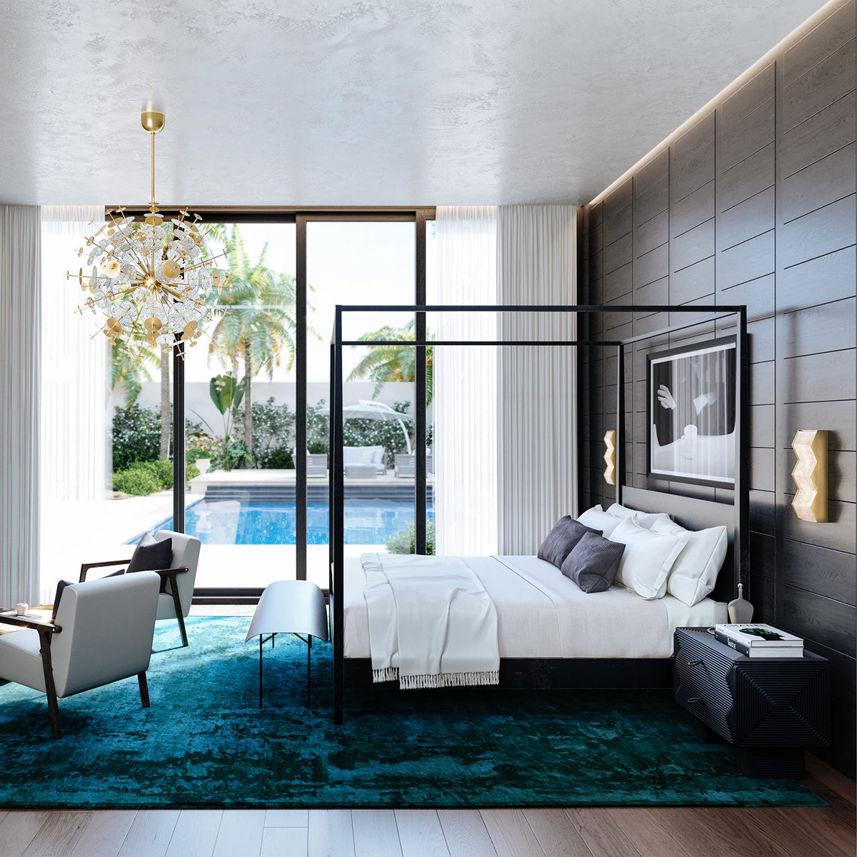 Corbett Lighting Tanzanite Wall Sconce - Final Sale