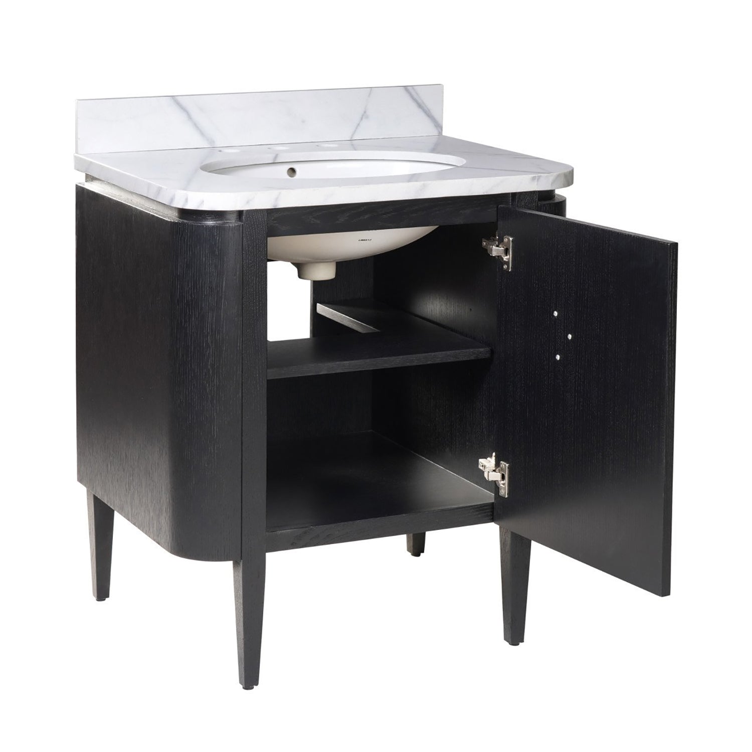 Currey & Co Briallen 30in Vanity with Oval Undermount Sink