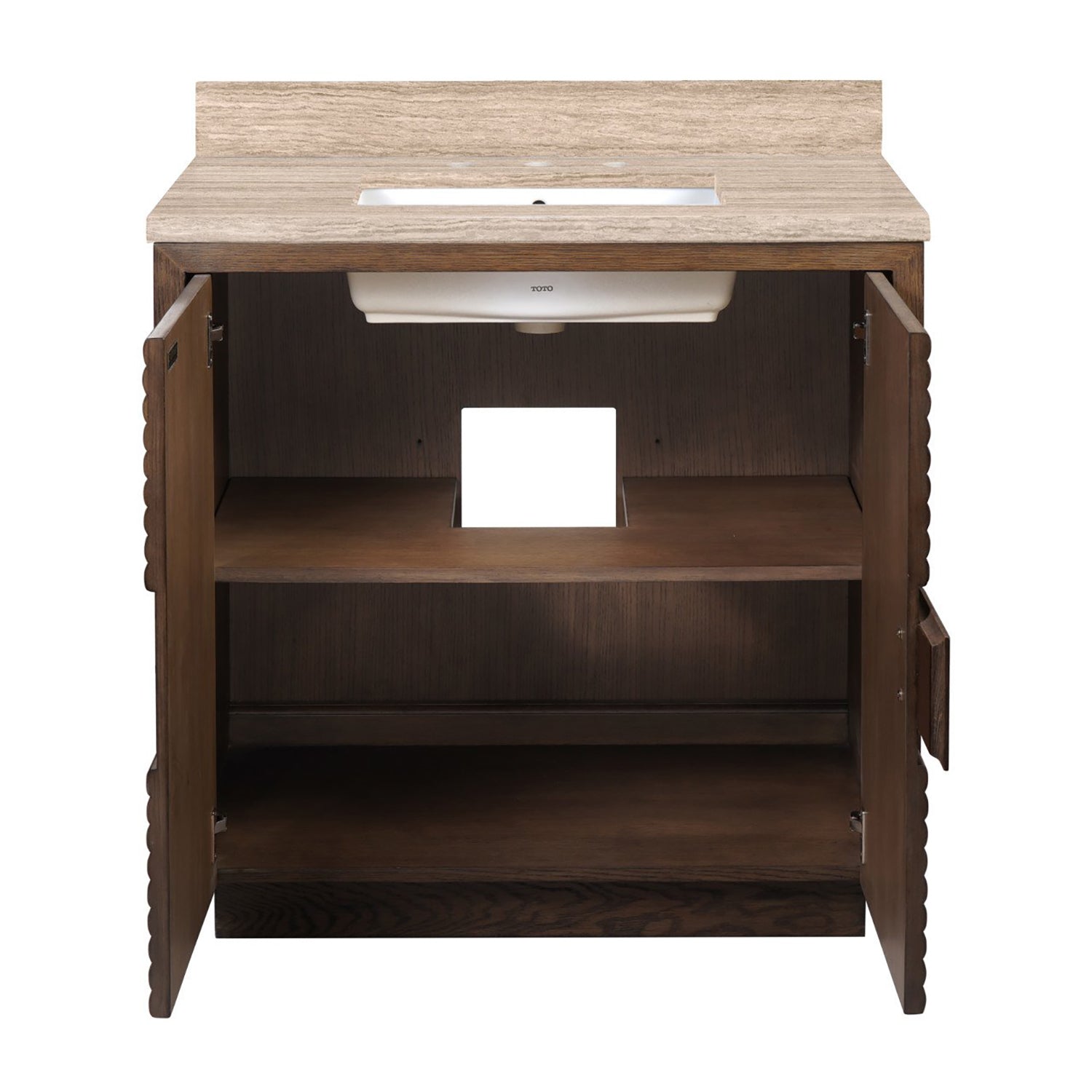 Currey & Co Morombe 36in Vanity with Rectangular Undermount Sink