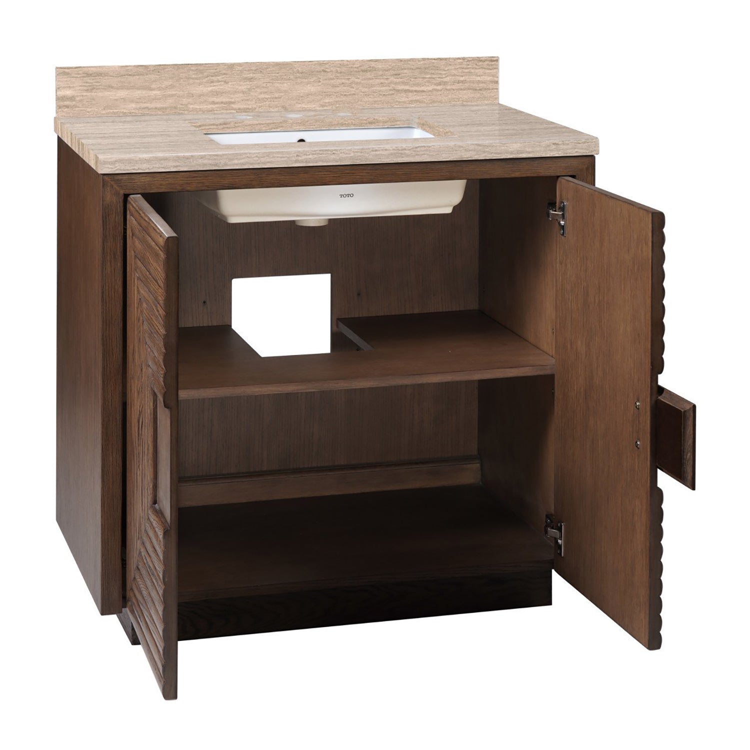 Currey & Co Morombe 36in Vanity with Rectangular Undermount Sink