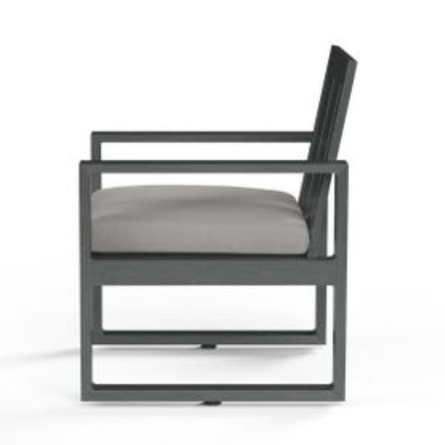Sunset West Redondo Cast Silver Outdoor Dining Chair Set of 2