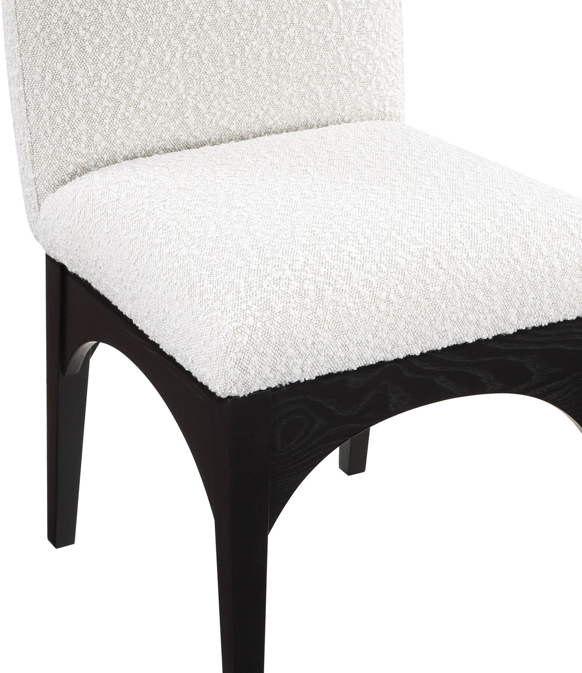 Waldorf Cream Boucle Fabric Upholstered Dining Side Chair Set of 2