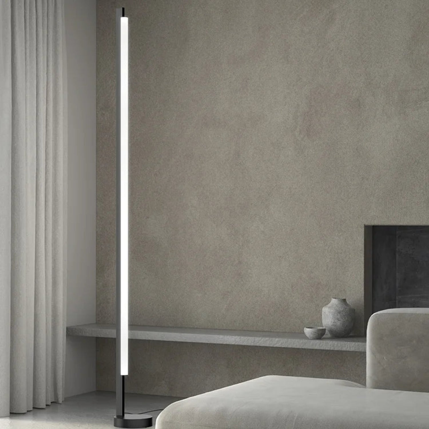Sonneman Keel Bright Satin Aluminum 3820.16 Floor Lamp
