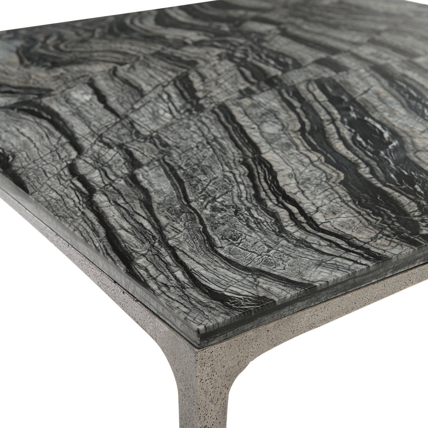 Bernhardt Interiors Strata Marble Cocktail Table