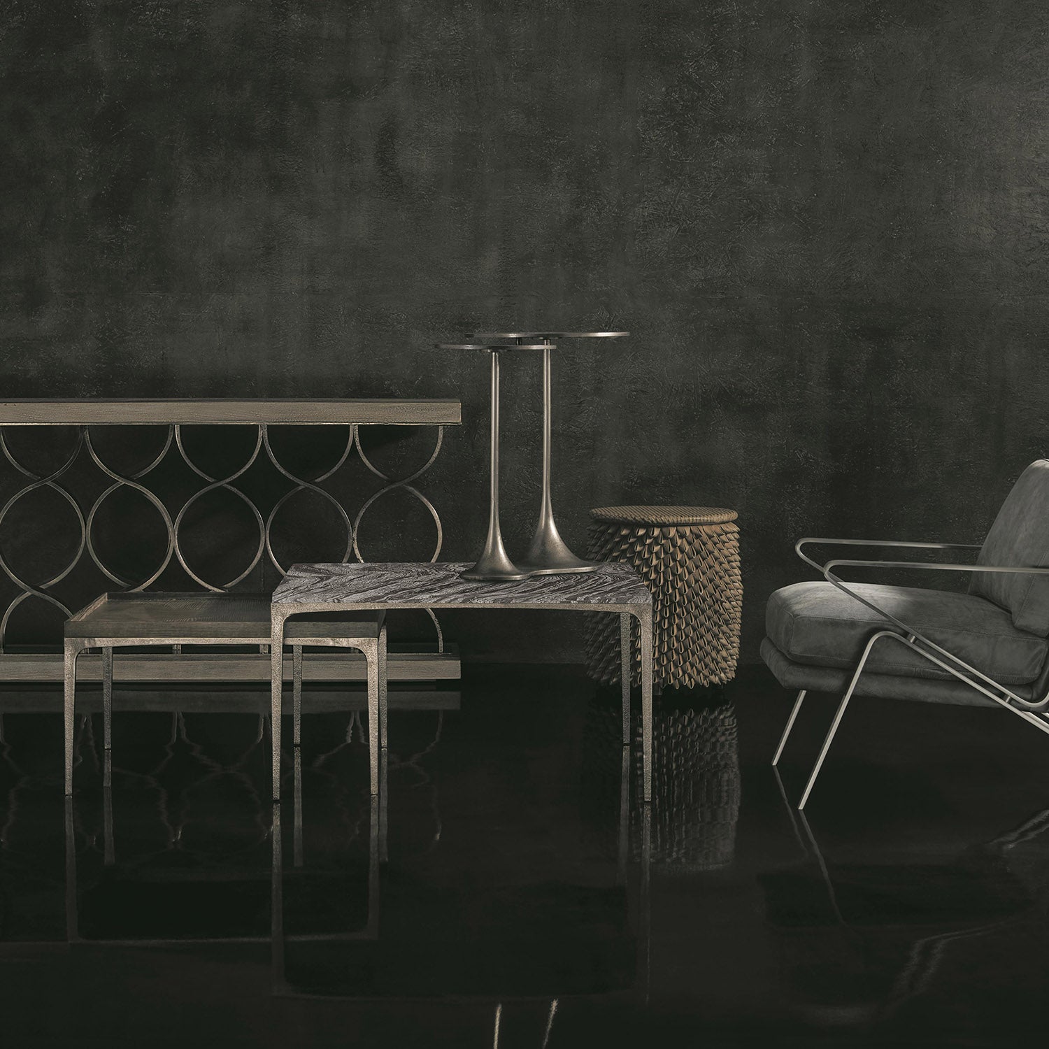 Bernhardt Interiors Circlet Bunching End Tables