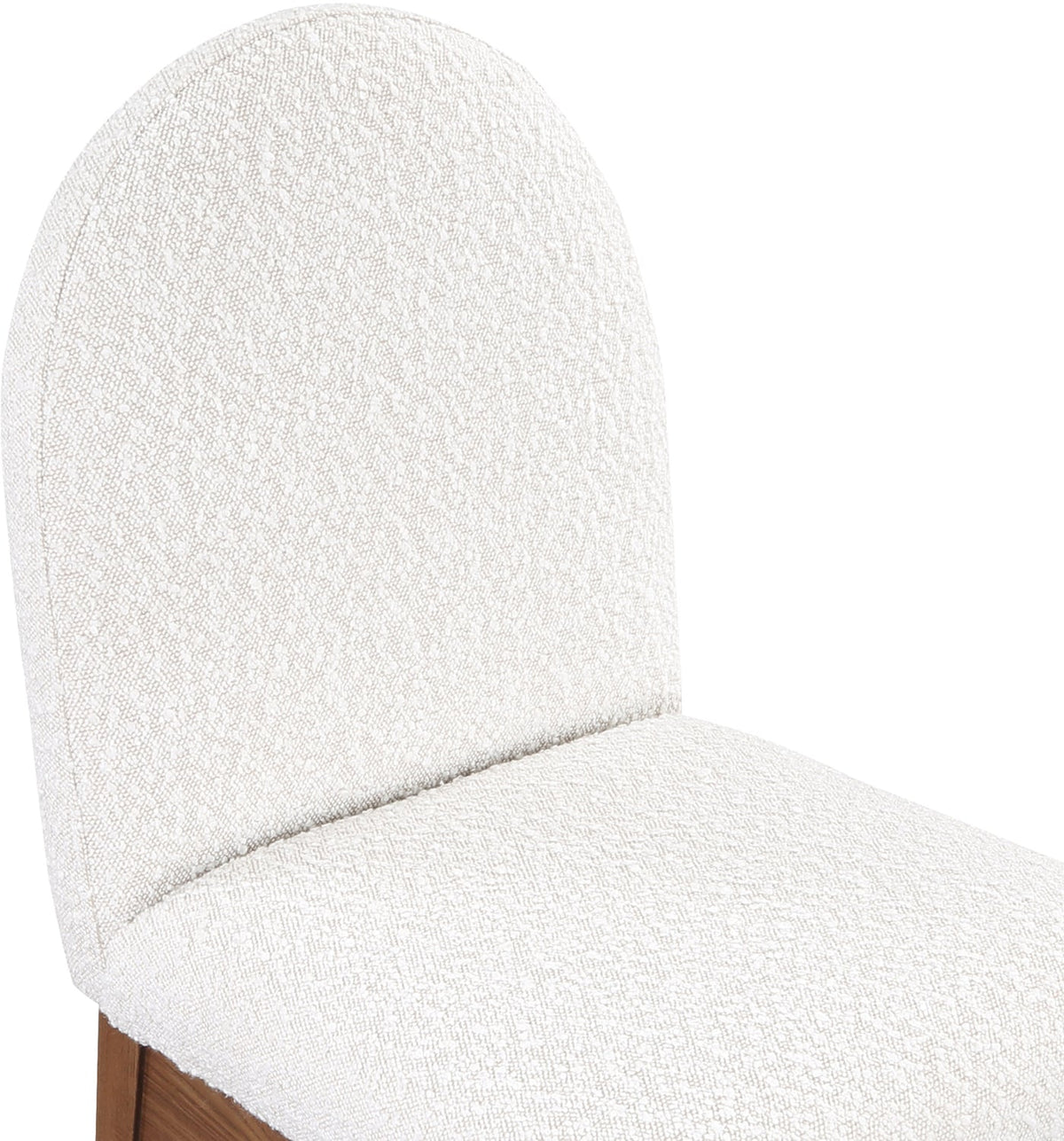 Waldorf Cream Boucle Fabric Upholstered Dining Side Chair Set of 2