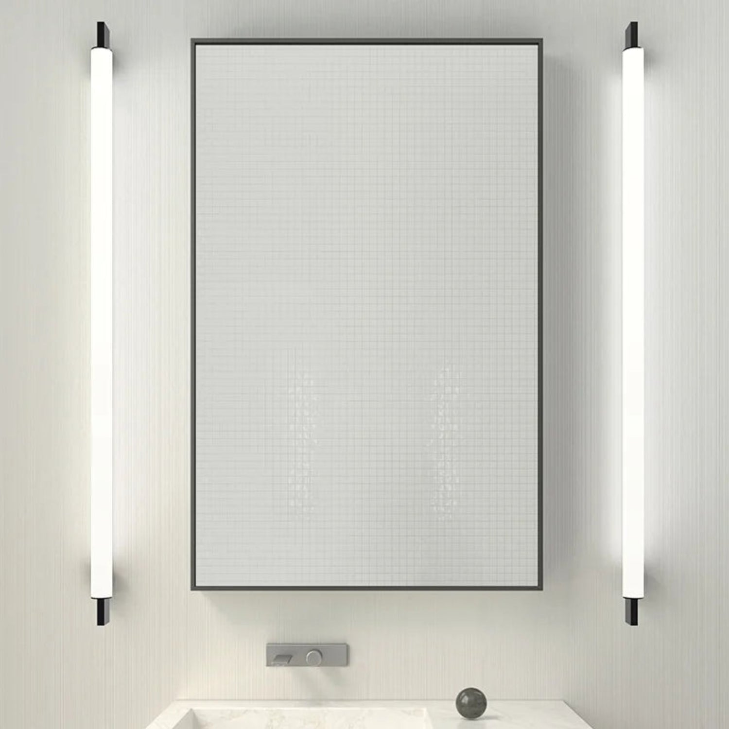 Sonneman Keel Satin Black 3832.25 Bath And Vanity Light