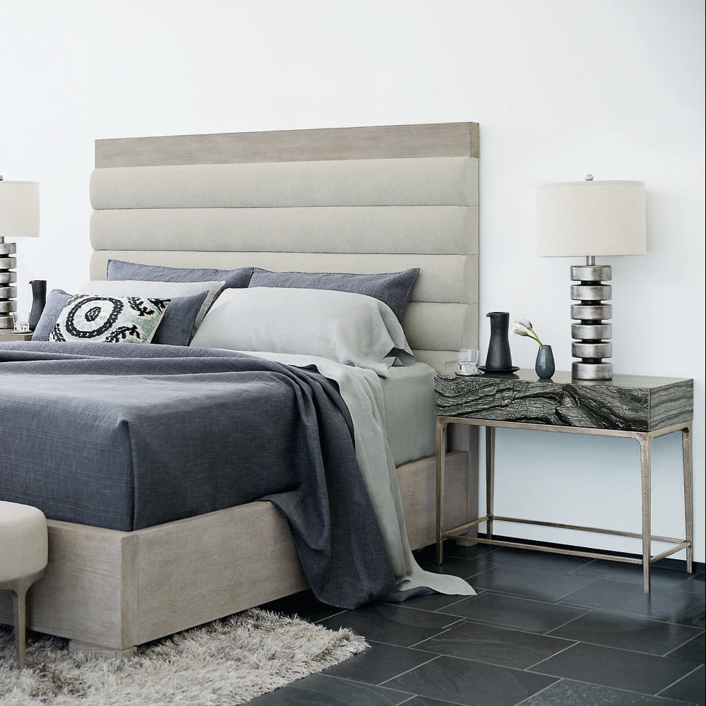 Bernhardt Linea Black Marble Nightstand