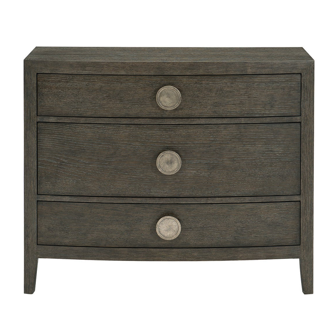Bernhardt Linea Cerused Charcoal Bachelors Chest