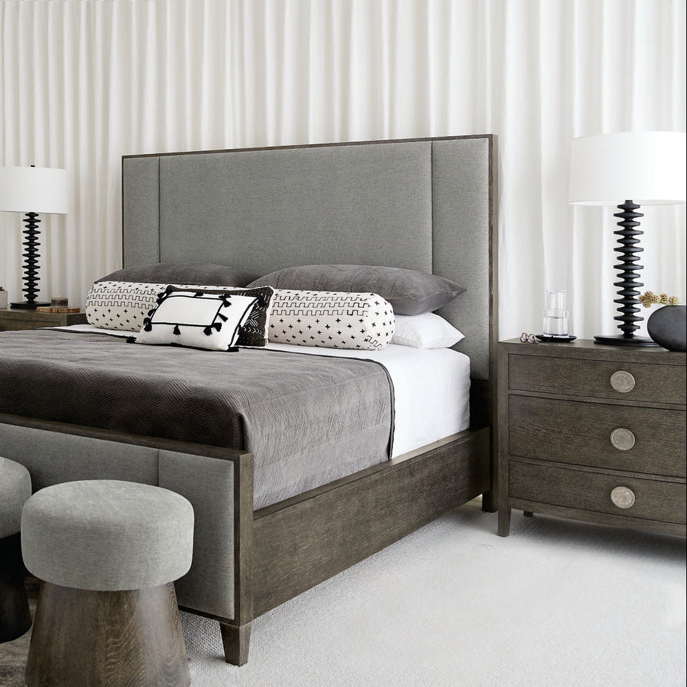 Bernhardt Linea Cerused Charcoal Bachelors Chest