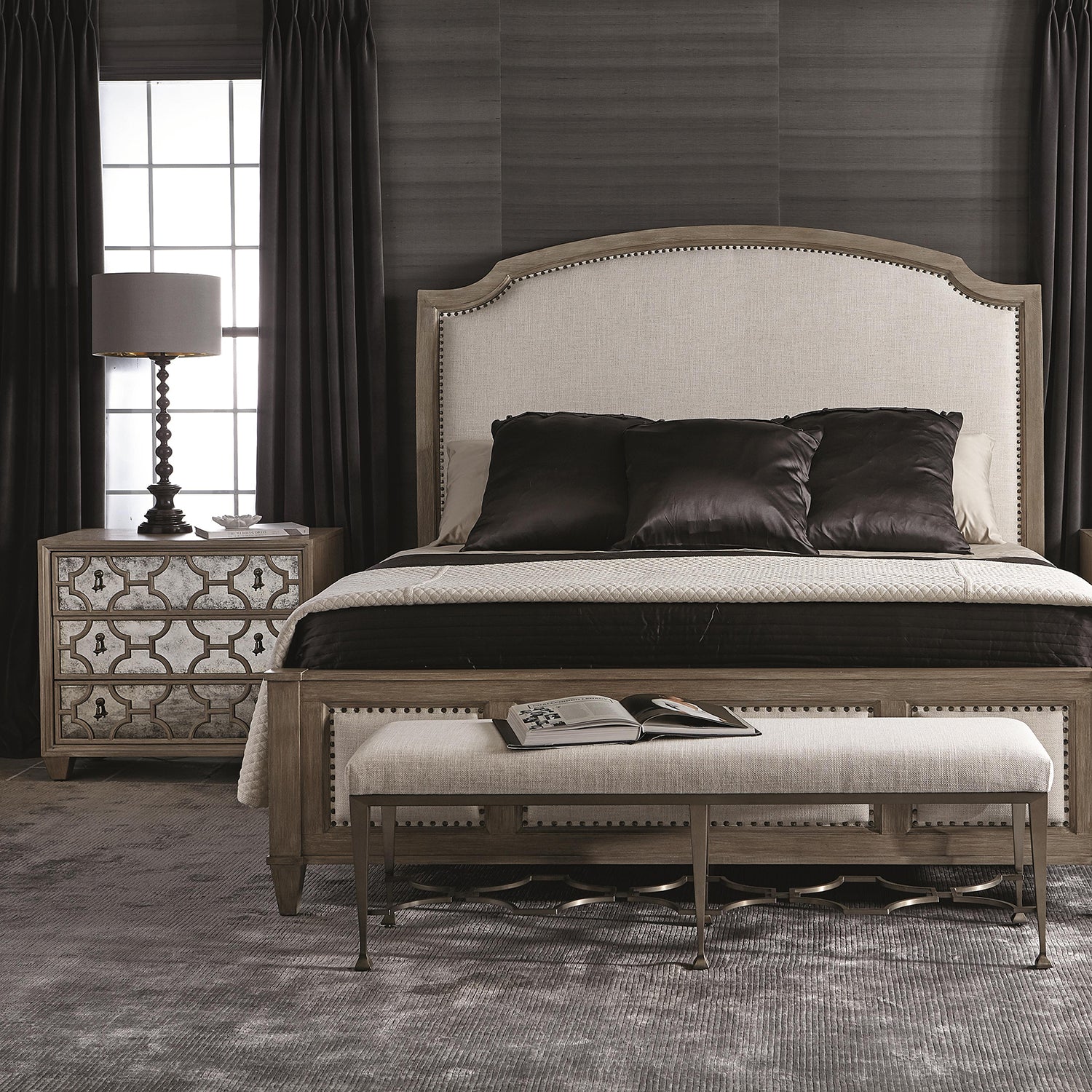 Bernhardt Santa Barbara Mirrored Nightstand