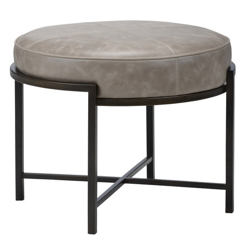 Chelsea House Leather Upolstered Side Table
