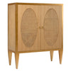 Chelsea House Petite Caned Bar Cabinet