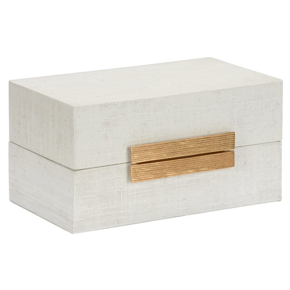 Chelsea House Raffia White Box Set of 2