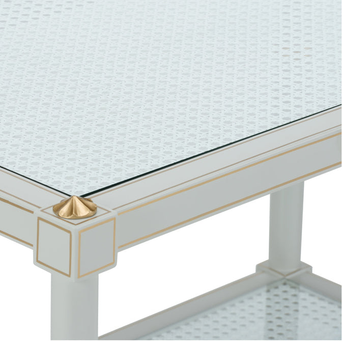 Chelsea House Conner Cane Cocktail Table