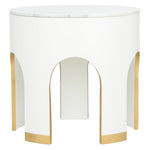 Chelsea House Aqueduct White End Table