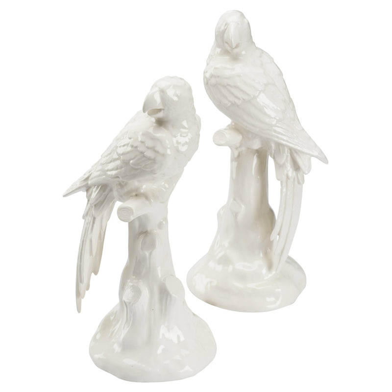 Chelsea House Large Parrots with Cherries Set of 2