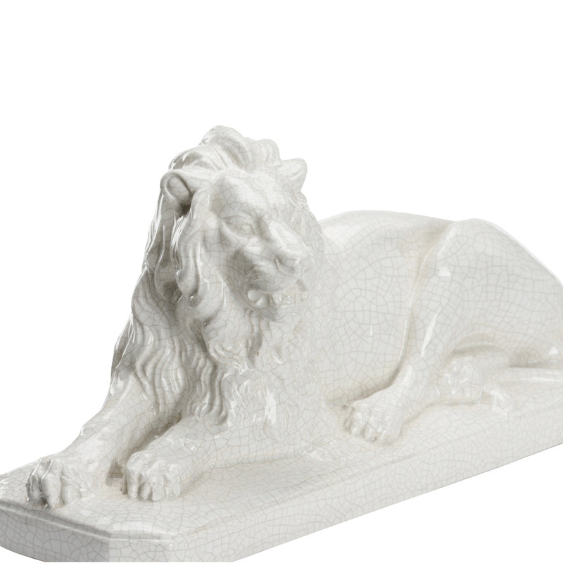 Chelsea House White Lions Sculpture Set of 2