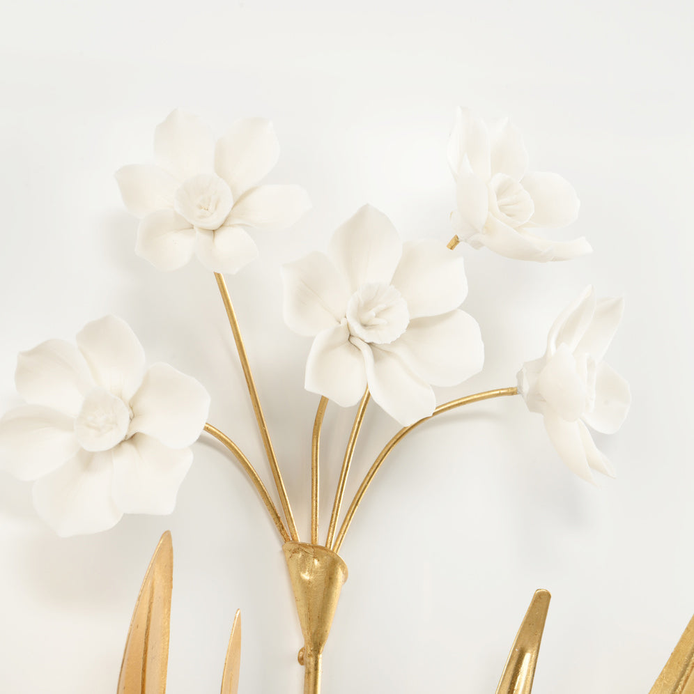 Chelsea House Porcelain  Flowers Shadowbox