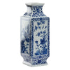 Chelsea House Dynasty Blue and White Landscape Vase