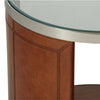 Chelsea House Craftsman Leather Side Table