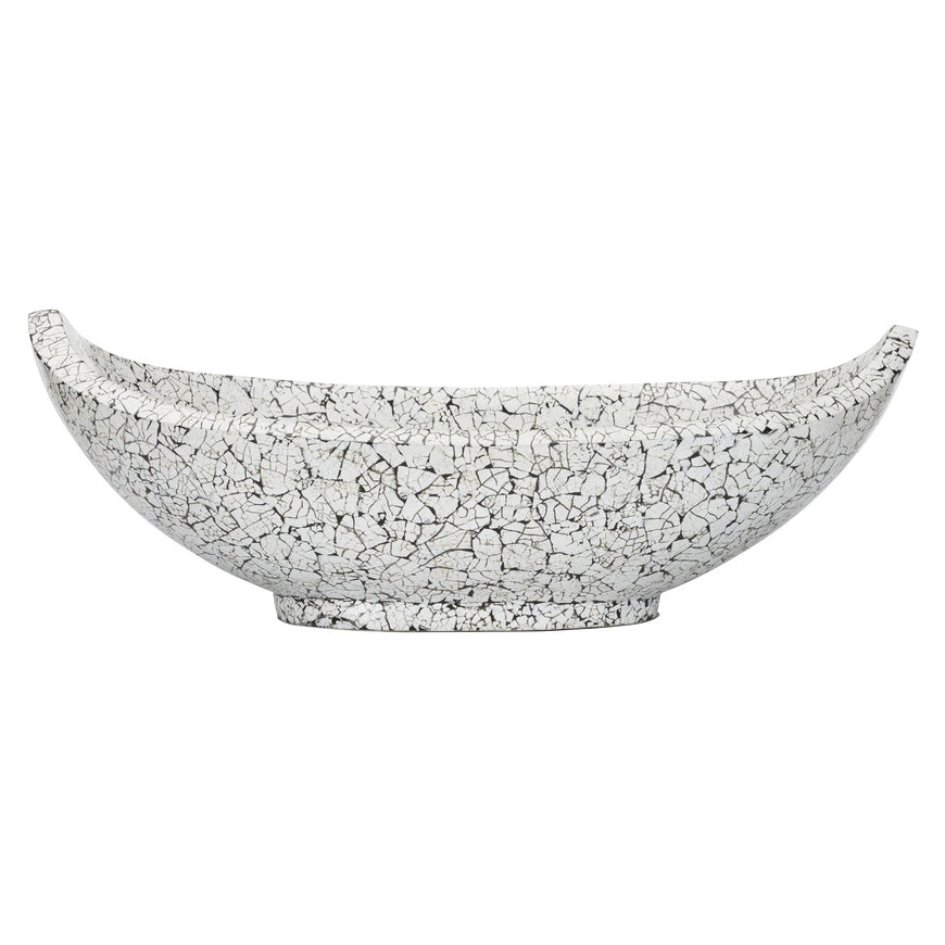 Chelsea House Crackled Long Bowl
