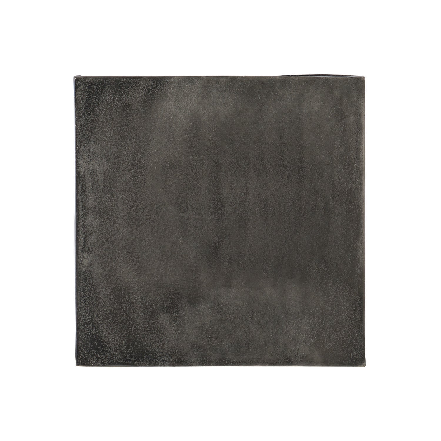Vika Accent Table in Graphite, styled in a room setting