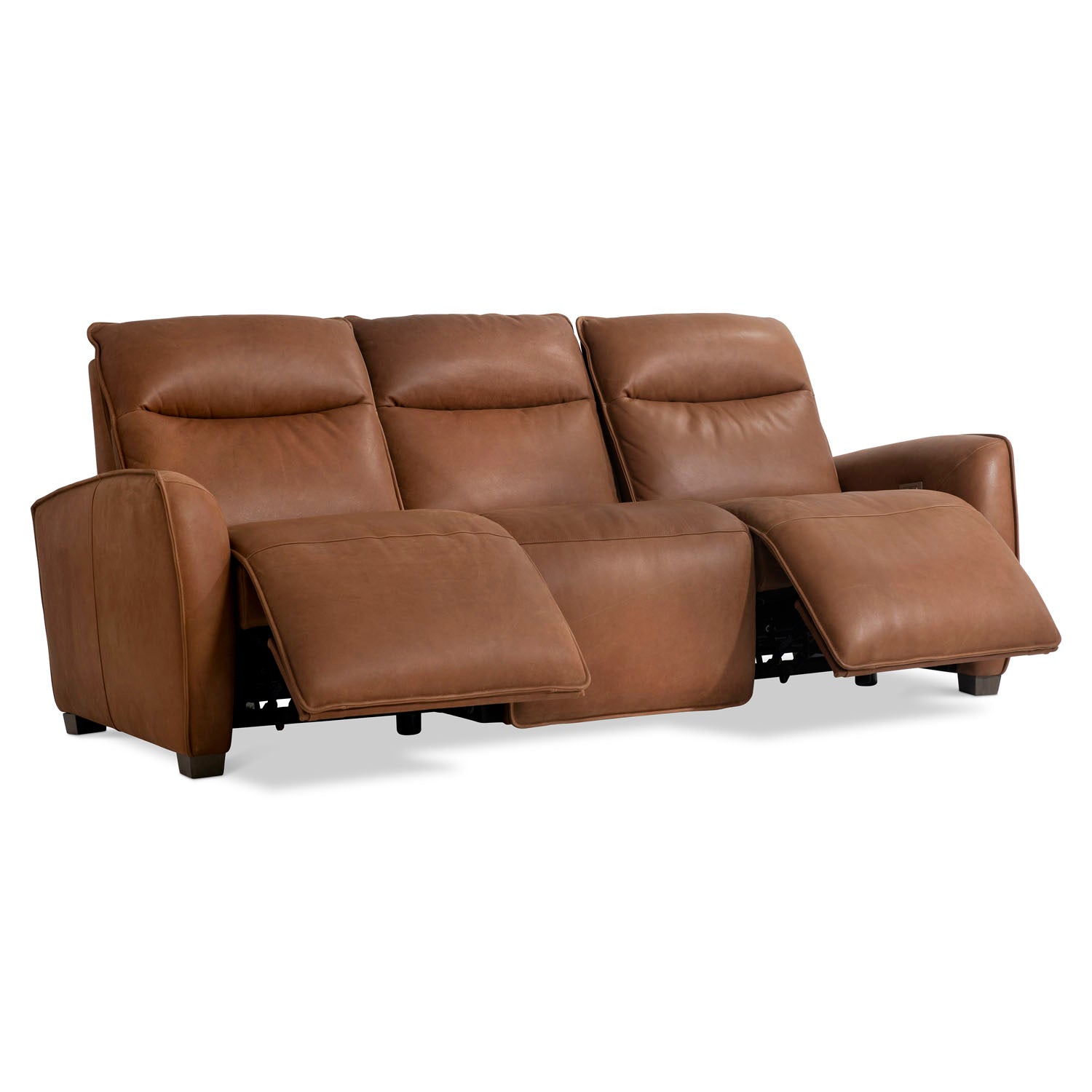 Bernhardt Living Sorrento Leather Power Motion Sofa