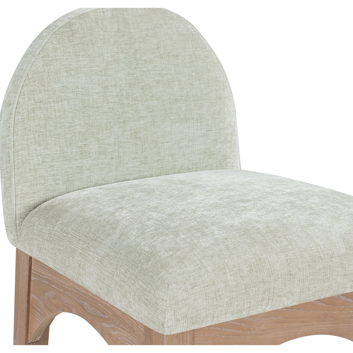 Waldorf Mint Chenille Fabric Upholstered Counter Stool Set of 2