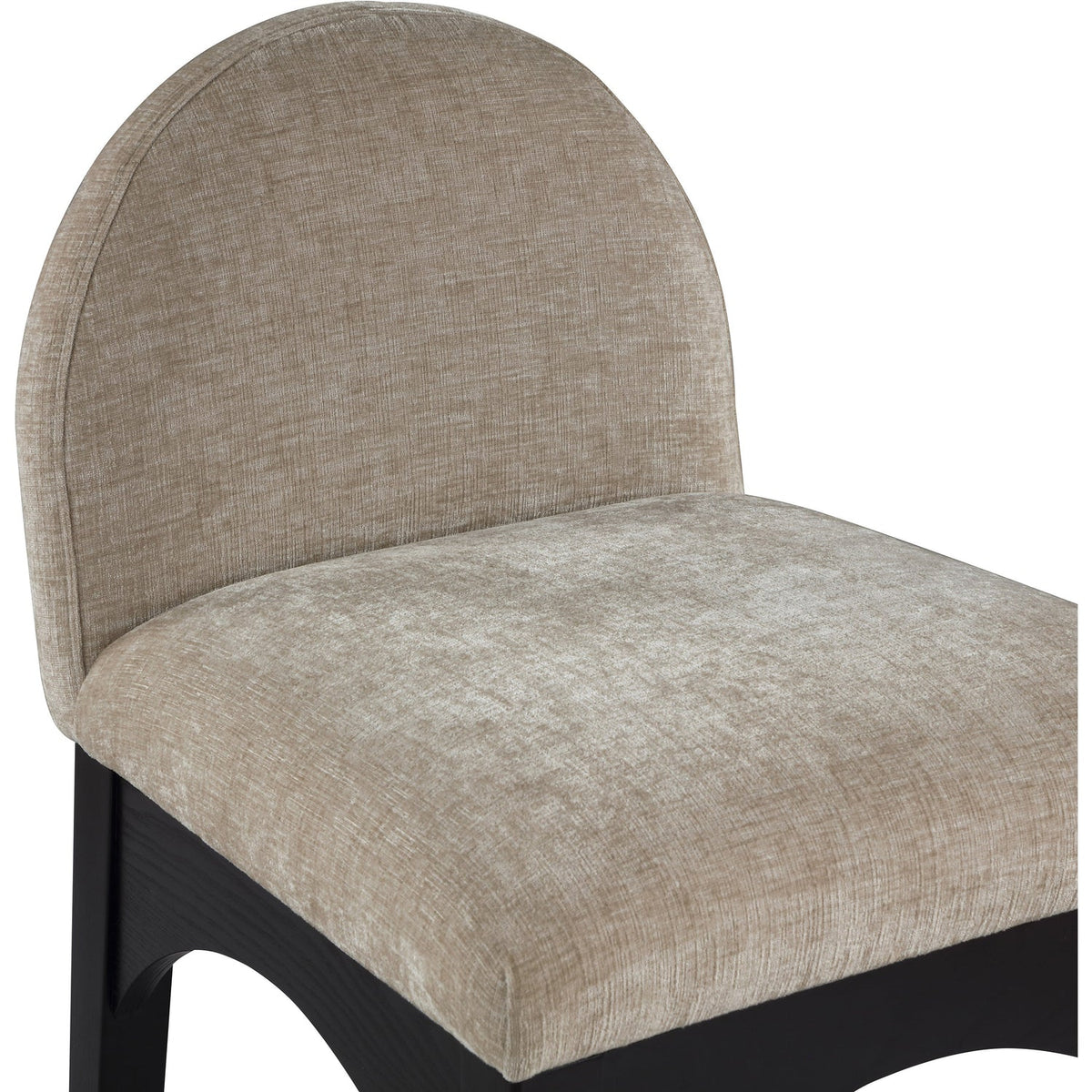 Waldorf Beige Chenille Fabric Upholstered Counter Stool Set of 2