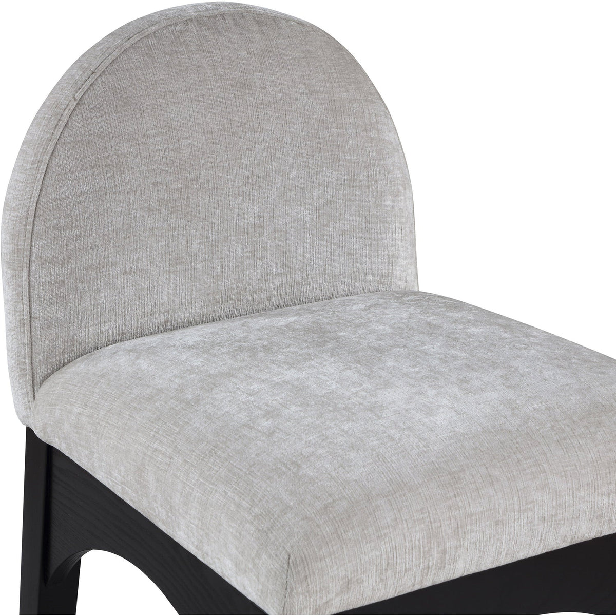 Waldorf Grey Chenille Fabric Upholstered Counter Stool Set of 2