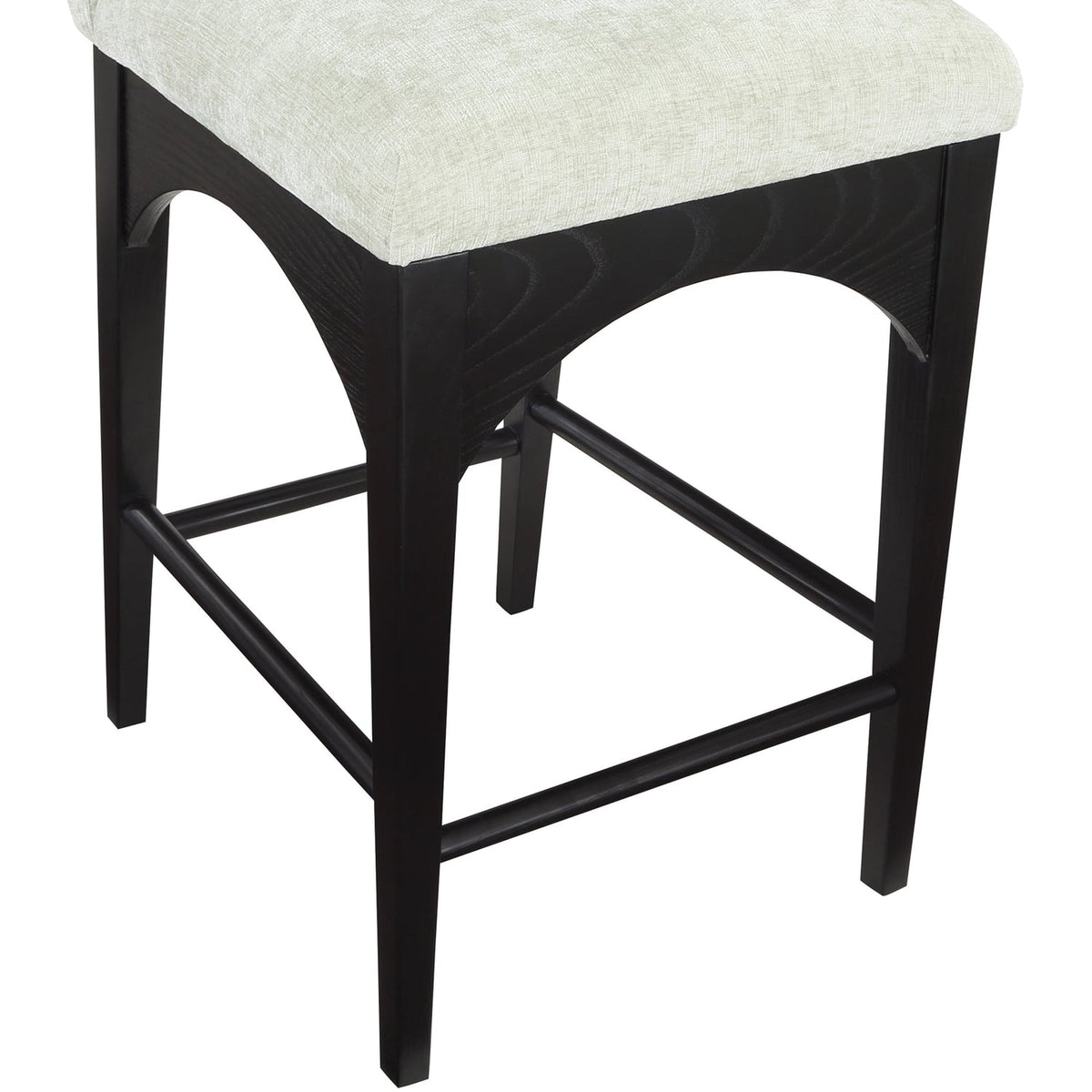 Waldorf Mint Chenille Fabric Upholstered Counter Stool Set of 2
