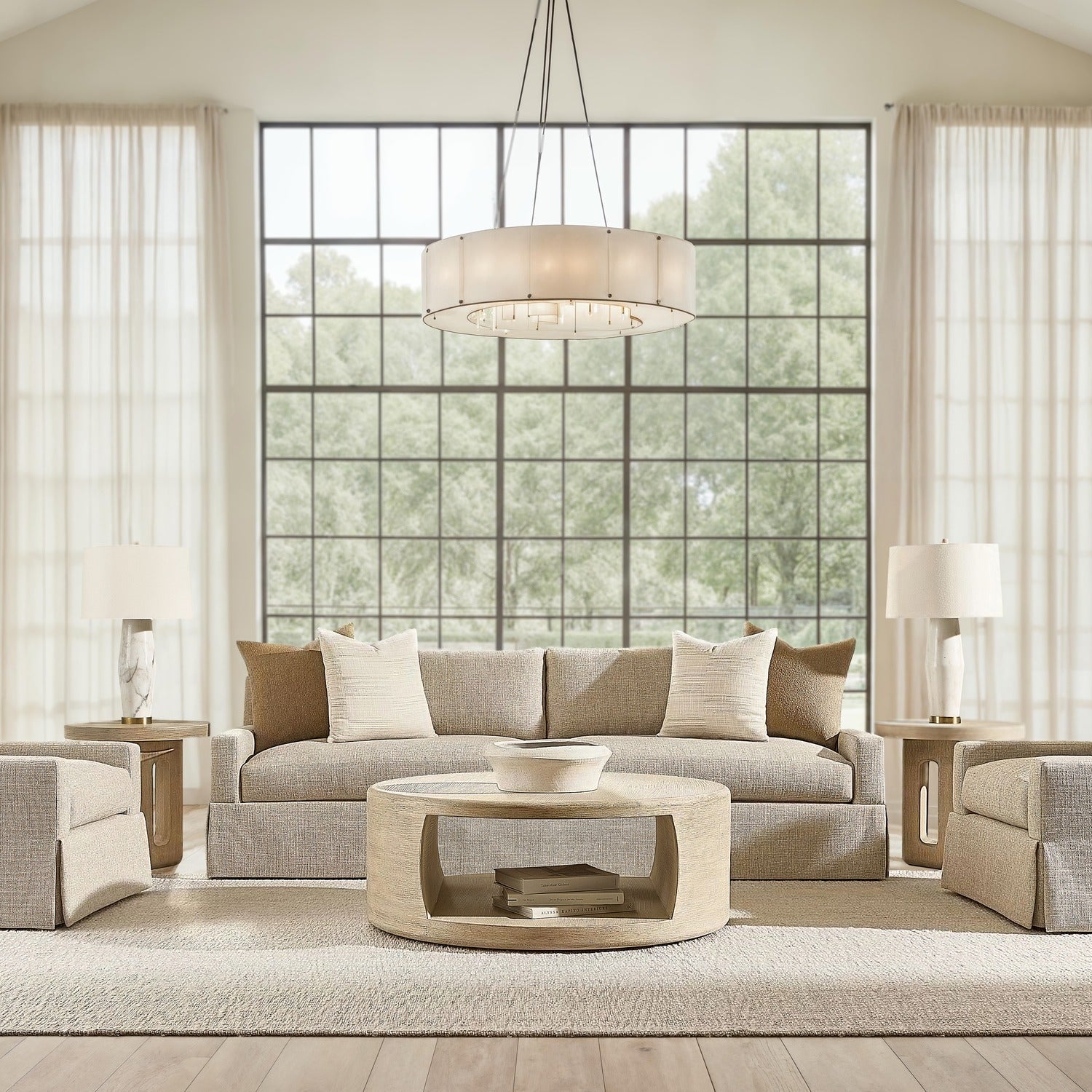 Bernhardt Living Lucerne Side Table Set of 2