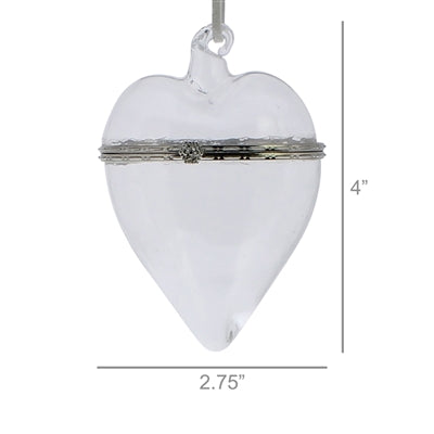 Keepsake Heart Box Ornament Set of 3