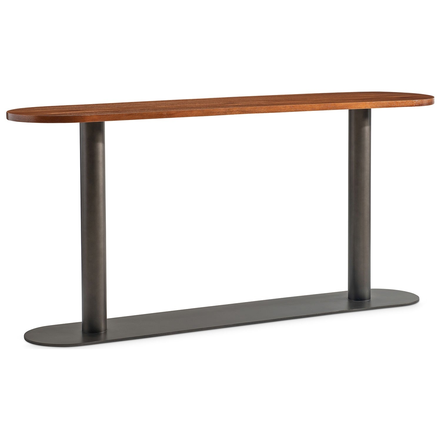 Bernhardt Living Brasea Pedestal Console Table