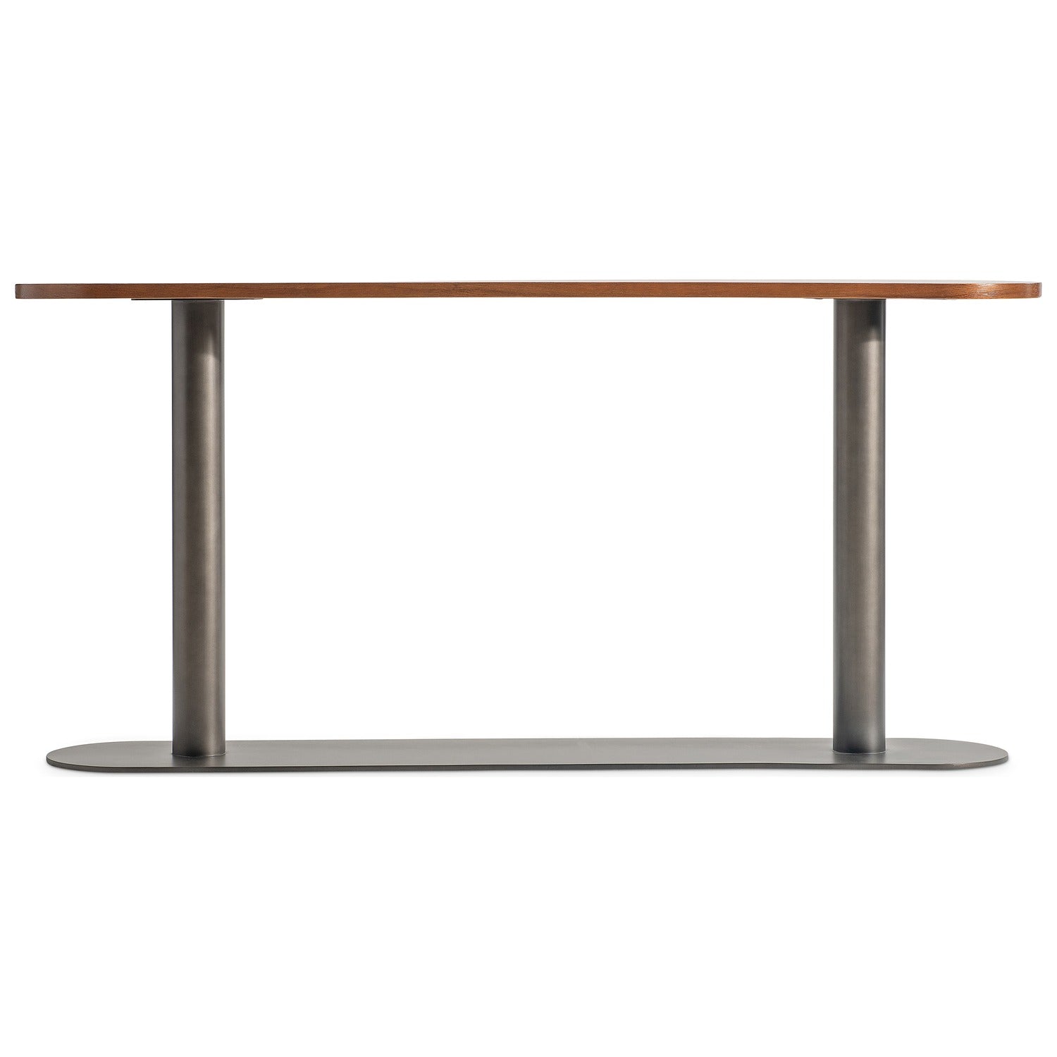 Bernhardt Living Brasea Pedestal Console Table