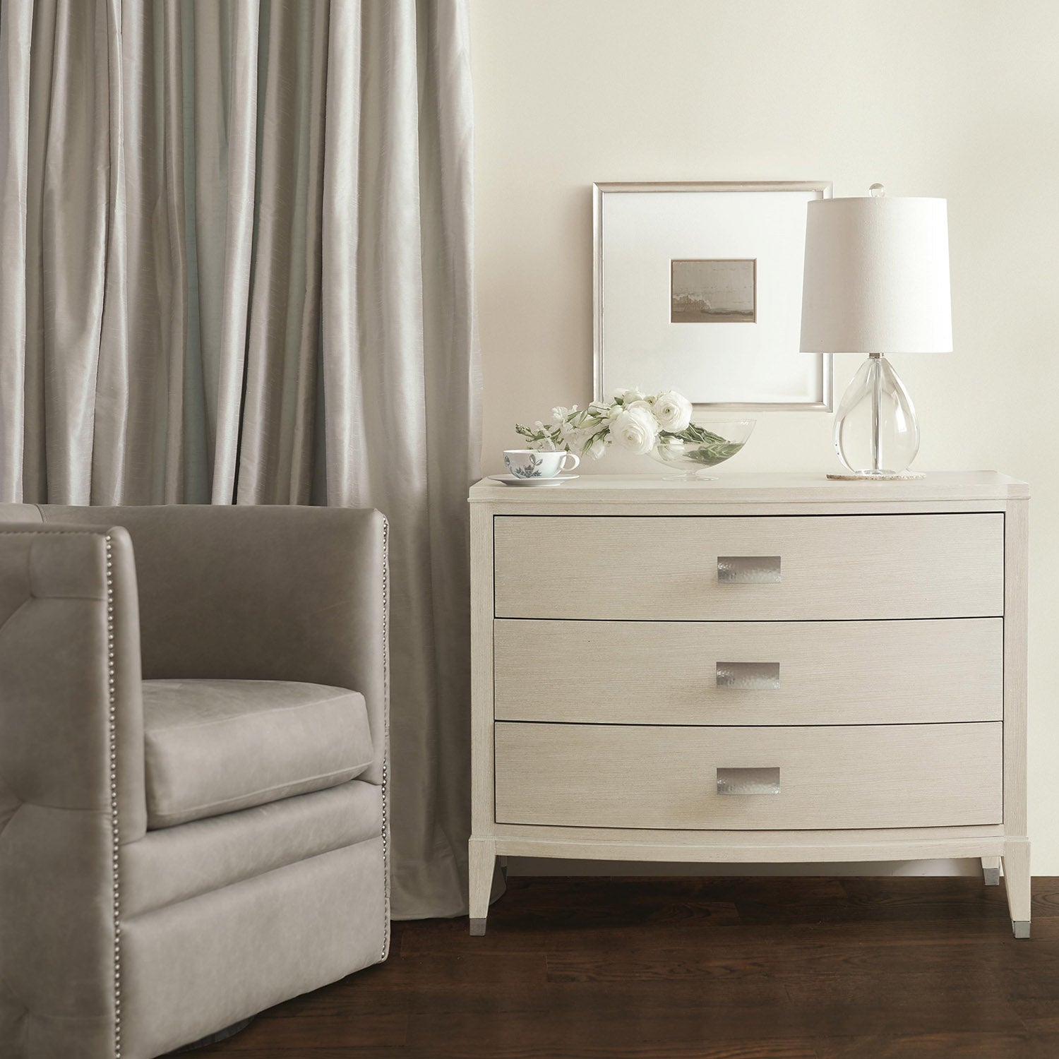 Bernhardt East Hampton 3 Drawer Nightstand