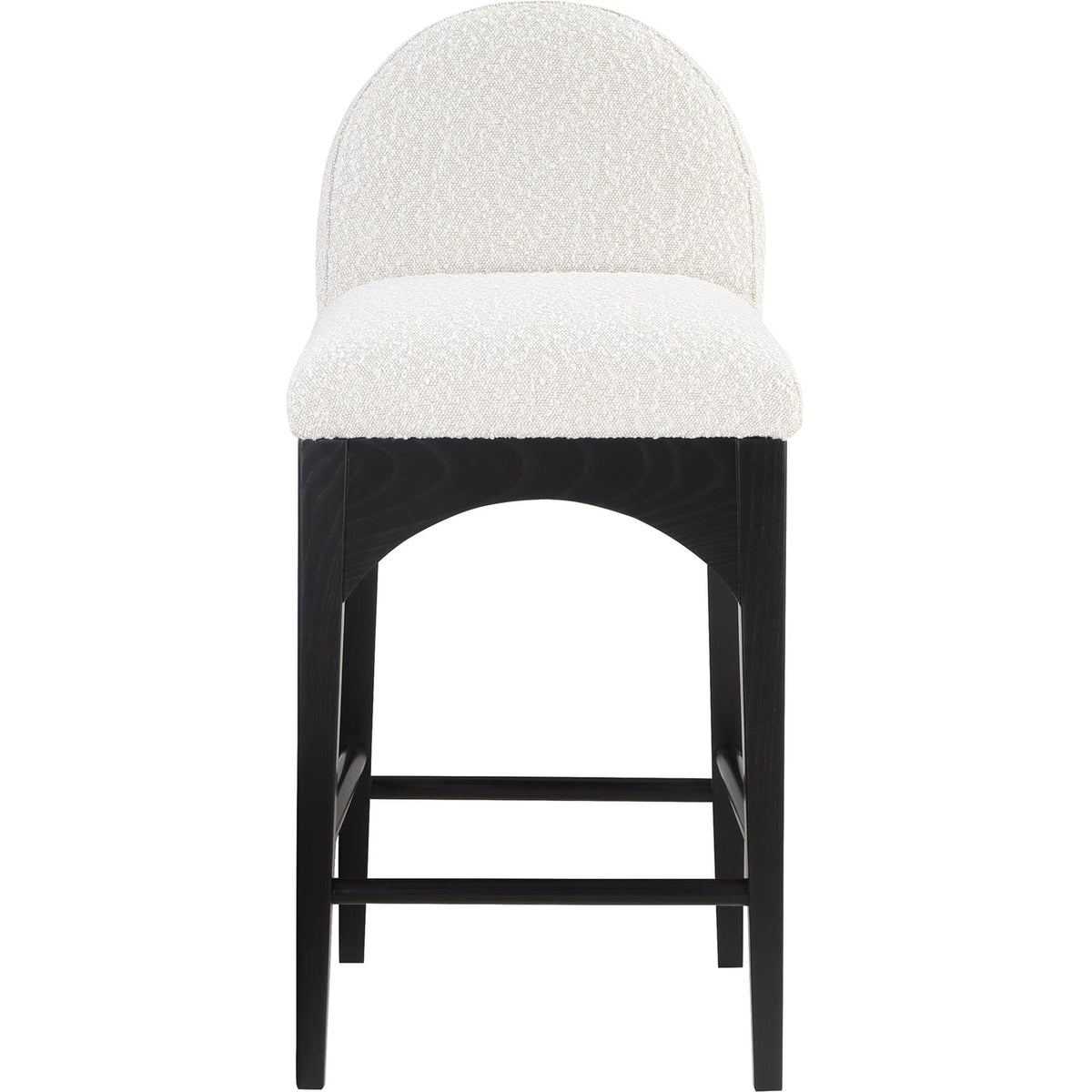 Waldorf Cream Boucle Fabric Upholstered Counter Stool Set of 2