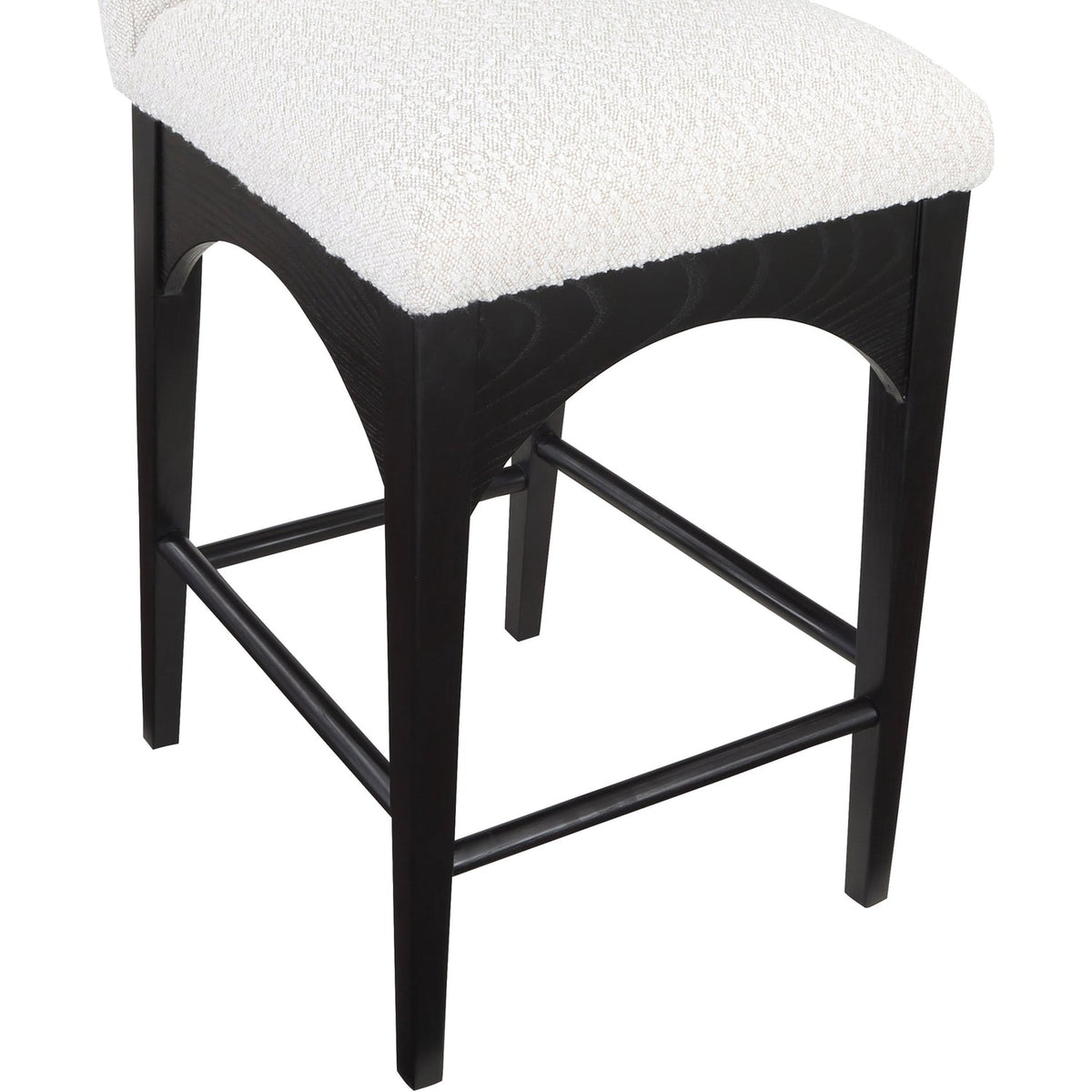 Waldorf Cream Boucle Fabric Upholstered Counter Stool Set of 2