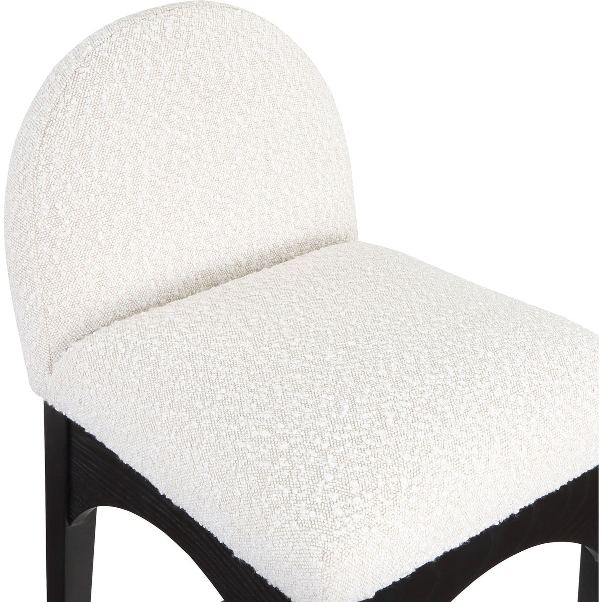 Waldorf Cream Boucle Fabric Upholstered Counter Stool Set of 2