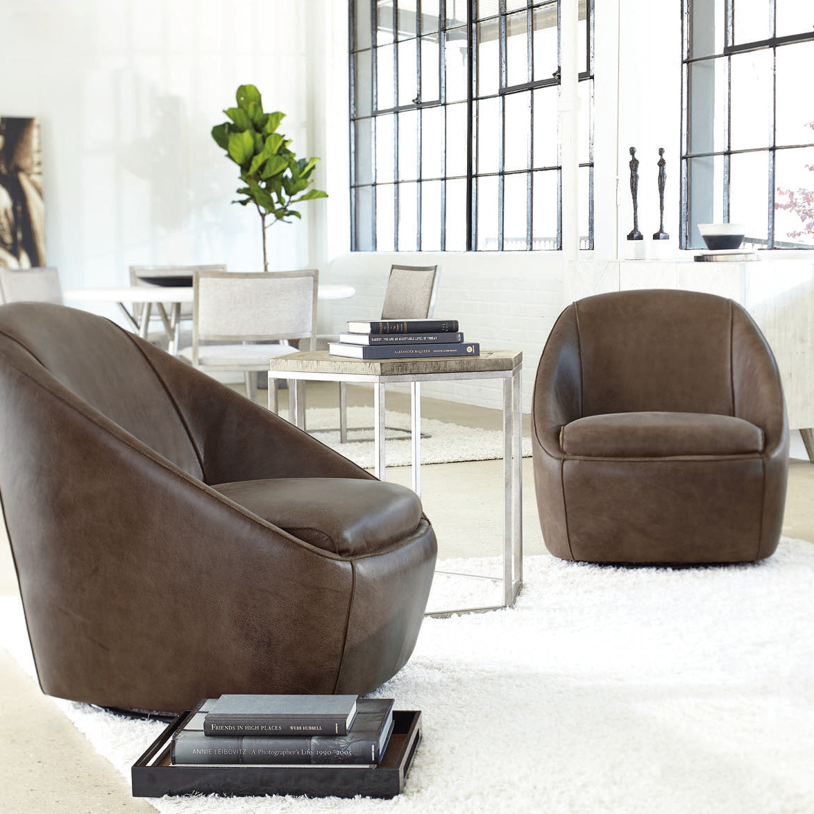 Bernhardt Loft Gresham Hexagonal End Table