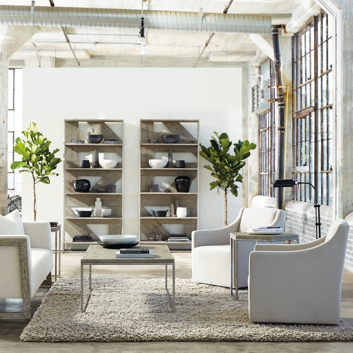 Bernhardt Loft Gresham Hexagonal End Table