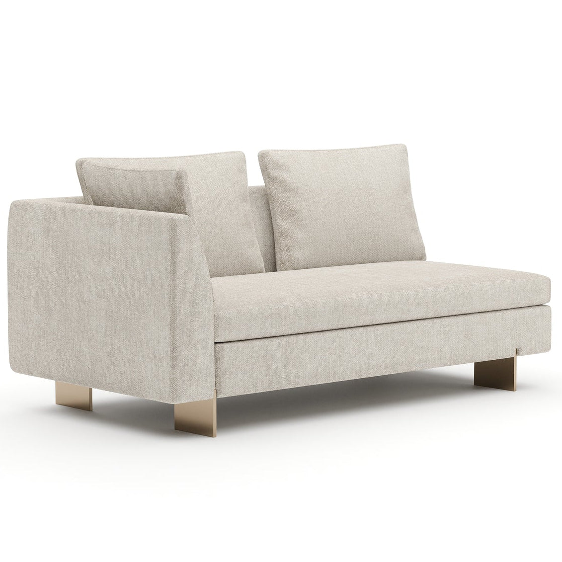 Caracole Altura Pearl LAF Modular Loveseat