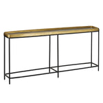 Currey & Co Tanay Brass Console Table - Final Sale