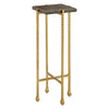 Currey & Co Flying Gold Marble Drink Table