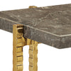 Currey & Co Flying Gold Marble Drink Table